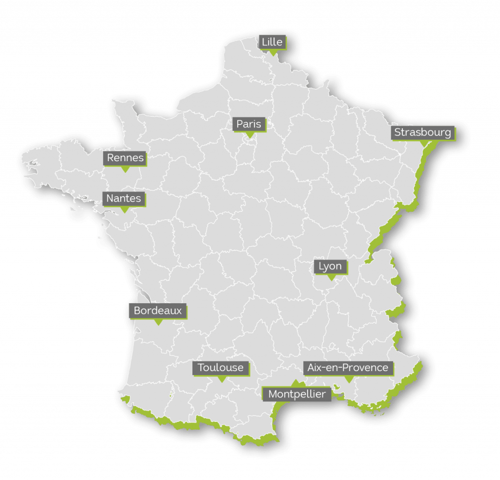 Carte de France AMDG